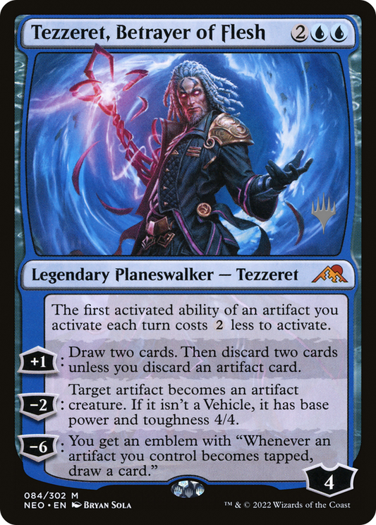 Tezzeret, Betrayer of Flesh (PPNEO-84P) (Foil)