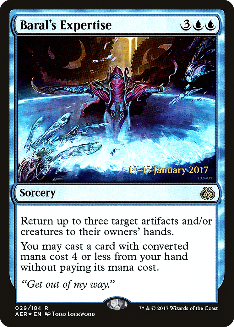 Baral's Expertise (PRE-29S) (Foil)