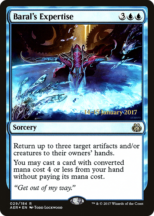 Baral's Expertise (PRE-29S) (Foil)