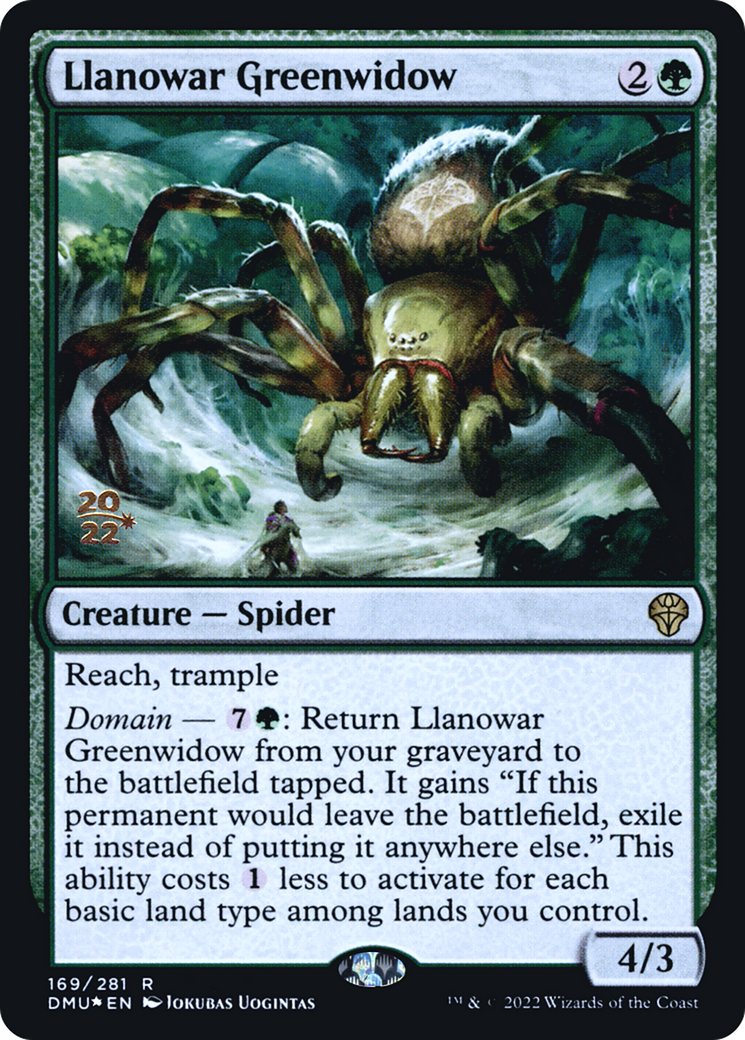 Llanowar Greenwidow (PRE-169S) (Foil)