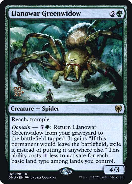 Llanowar Greenwidow (PRE-169S) (Foil)