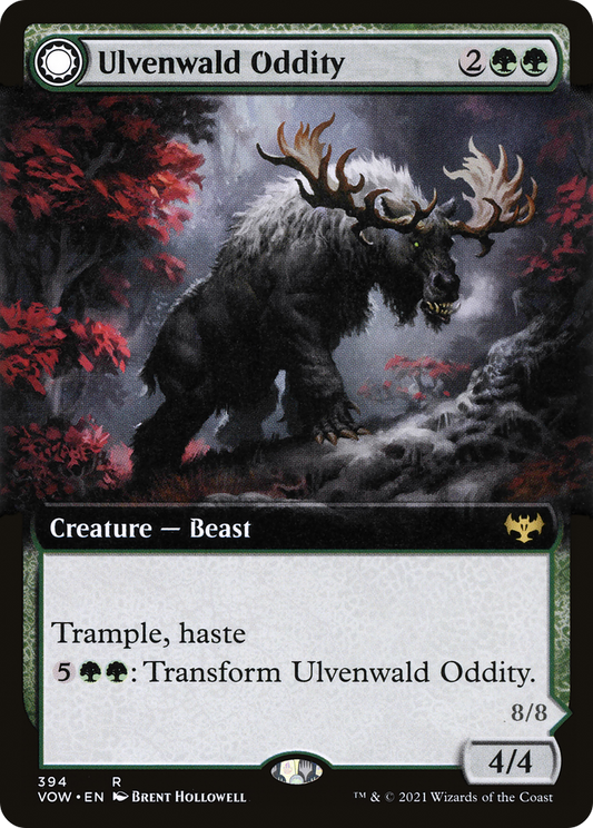 Ulvenwald Oddity // Ulvenwald Behemoth (VOW-394) (Extended Art) (Foil)