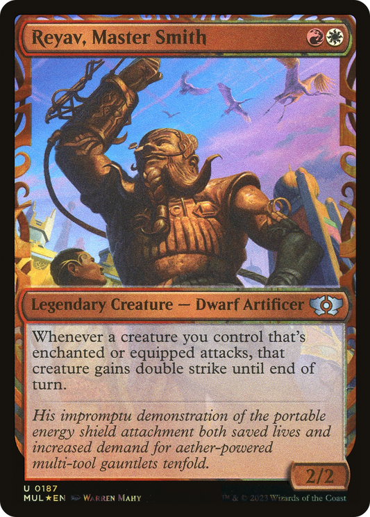 Reyav, Master Smith (MUL-187) (Showcase) (Halo Foil)