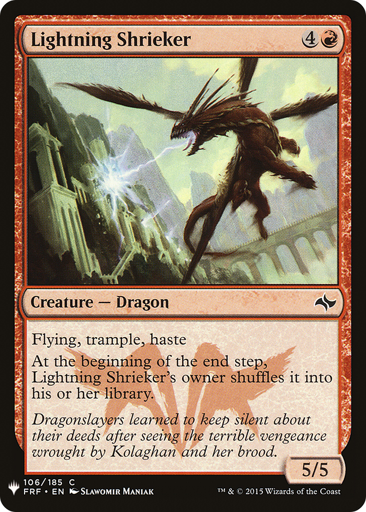 Lightning Shrieker (LIST-FRF-106)