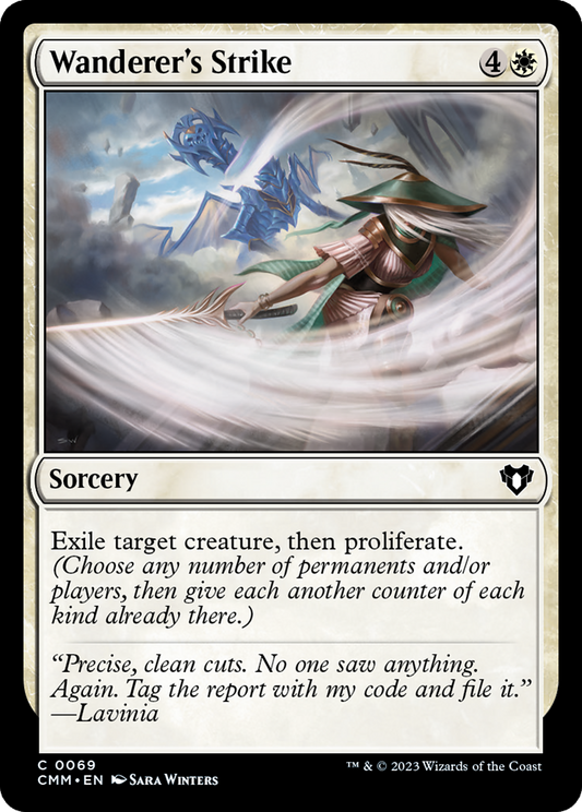 Wanderer's Strike (CMM-069) (Foil)
