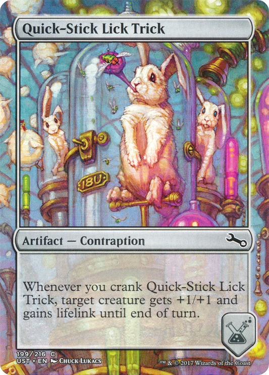 Quick-Stick Lick Trick (UST-199) (Borderless) (Foil)