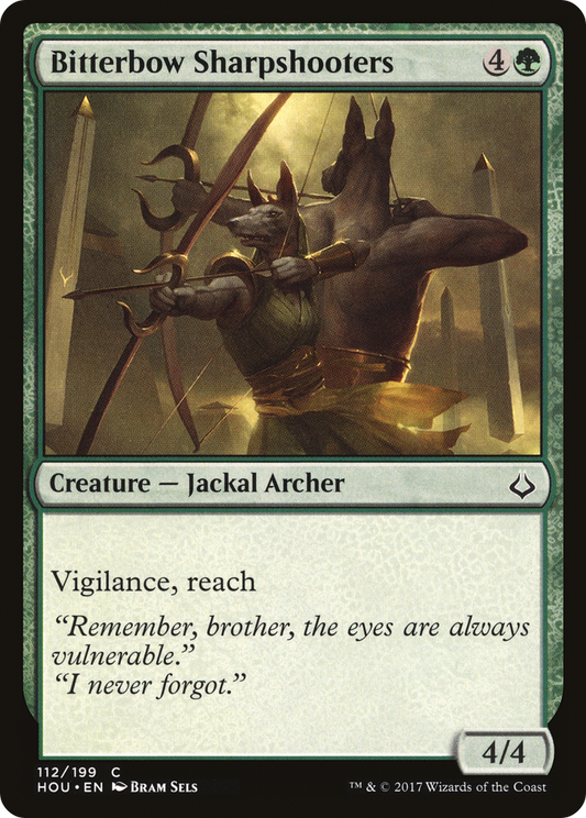 Bitterbow Sharpshooters (HOU-112) (Foil)