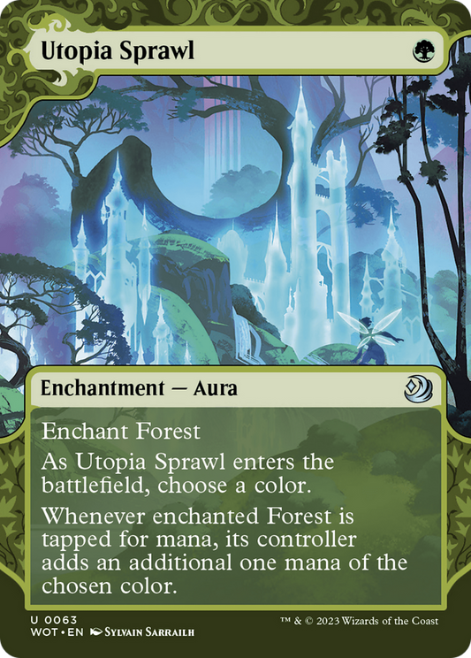 Utopia Sprawl (WOT-063) (Showcase) (Borderless) (Foil)
