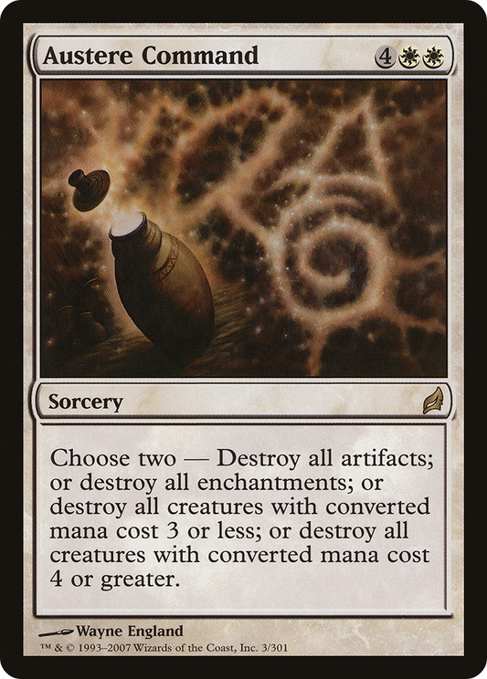 Austere Command (LRW-003) (Foil)