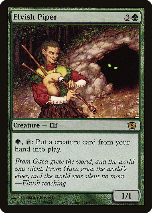 Elvish Piper (8ED-244★) (Foil)