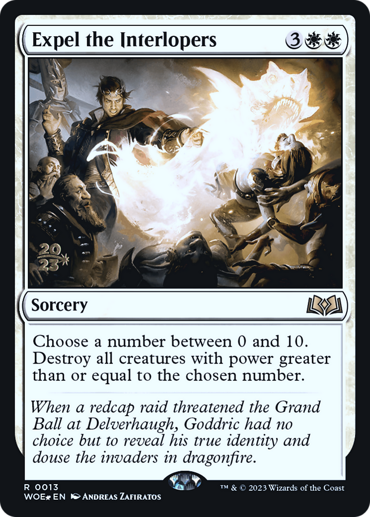 Expel the Interlopers (PRE-13S) (Foil)