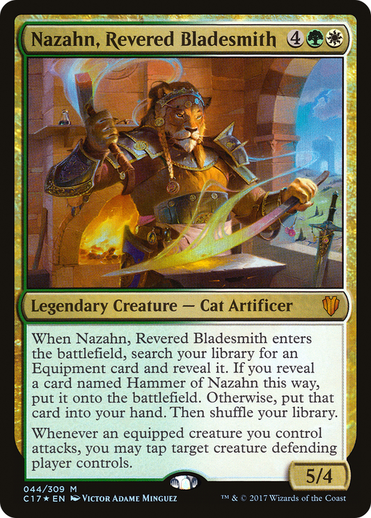 Nazahn, Revered Bladesmith (C17-044) (Foil)