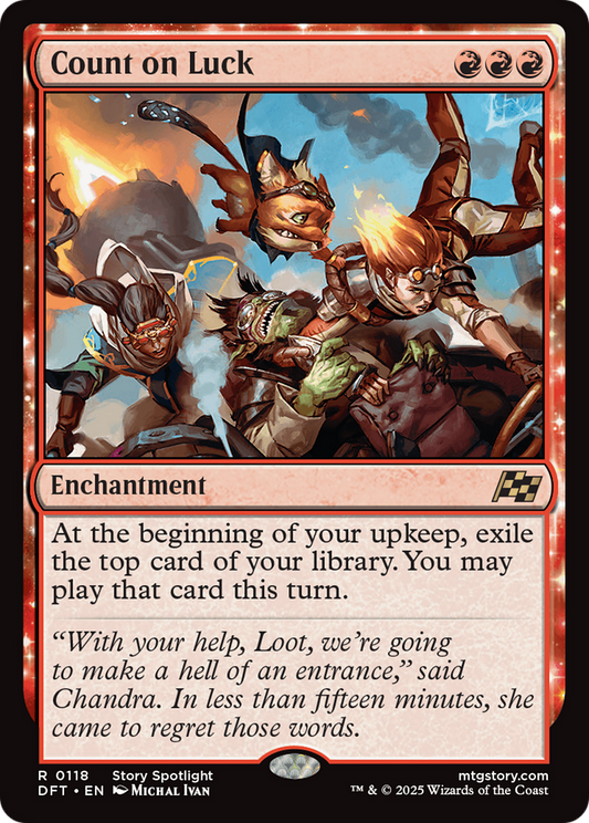 Count on Luck (DFT-118) (Foil)