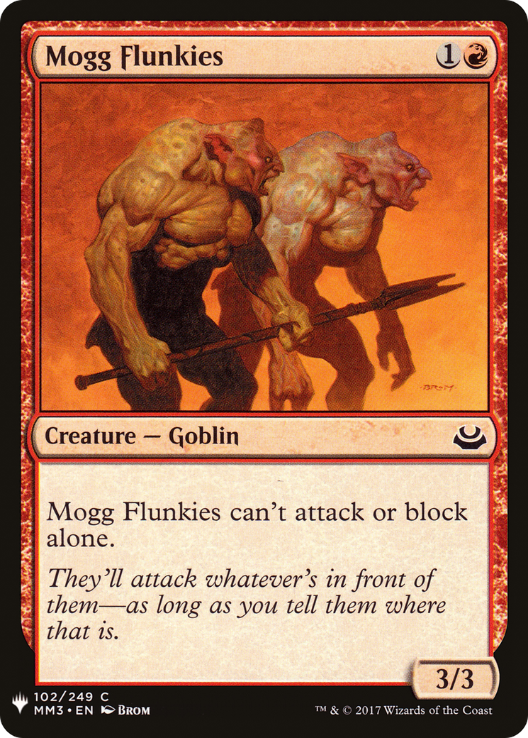 Mogg Flunkies (LIST-MM3-102)