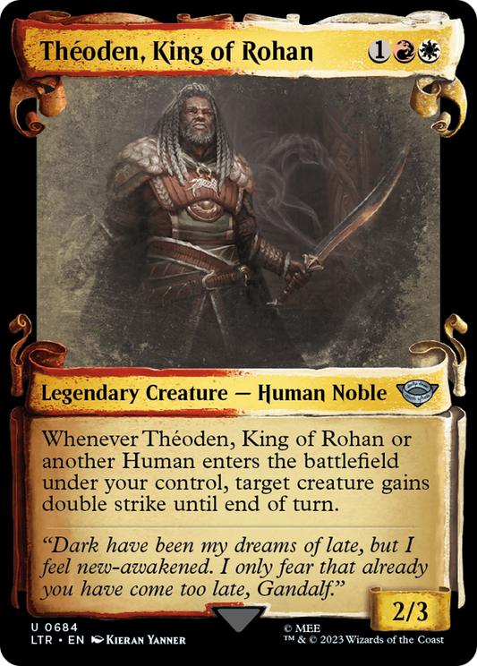 Théoden, King of Rohan (LTR-684) (Showcase) (Scroll) (Foil)