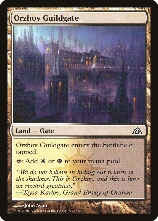Orzhov Guildgate (DGM-153) (Foil)