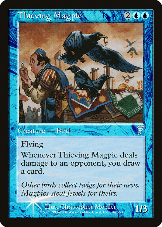 Thieving Magpie (7ED-104★) (Foil)