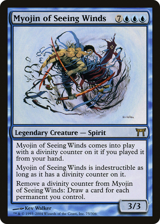 Myojin of Seeing Winds (CHK-075) (Foil)
