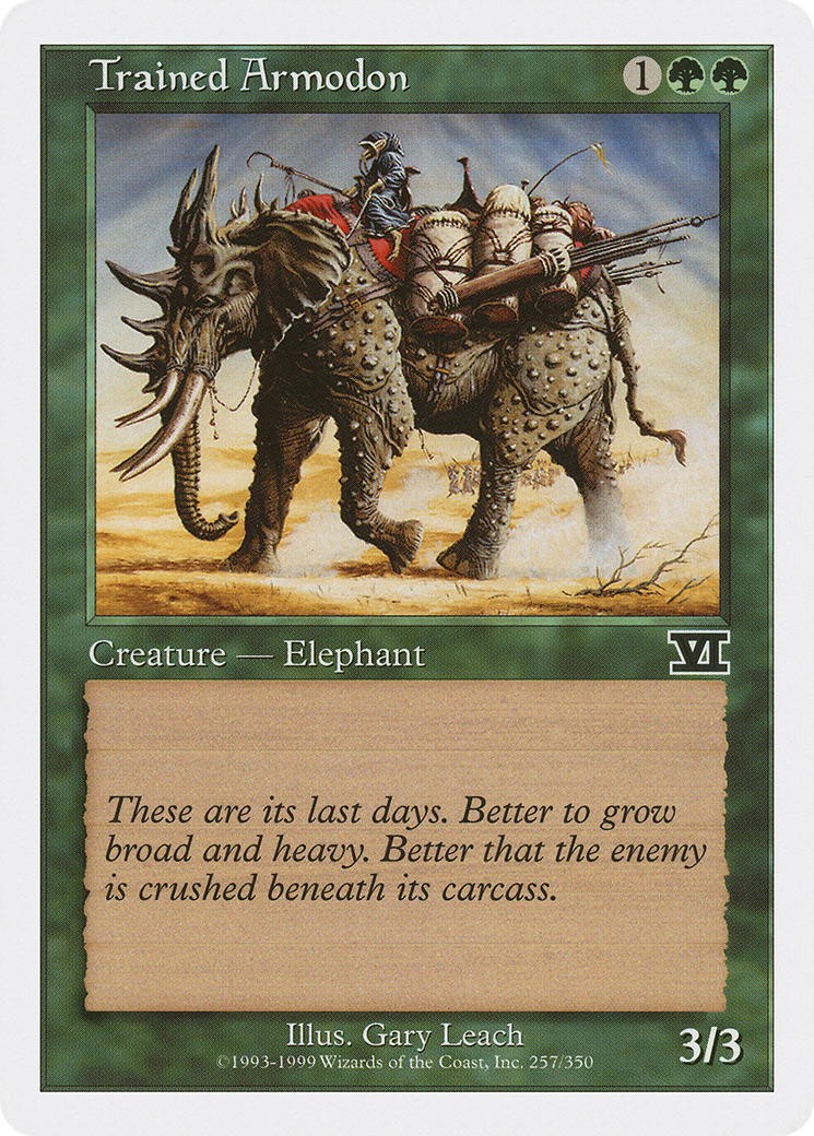 Trained Armodon (6ED-257)