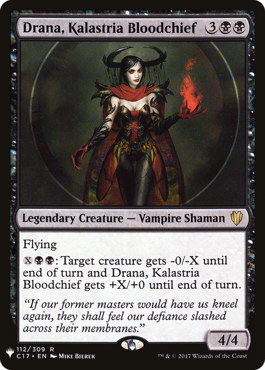 Drana, Kalastria Bloodchief (LIST-C17-112)