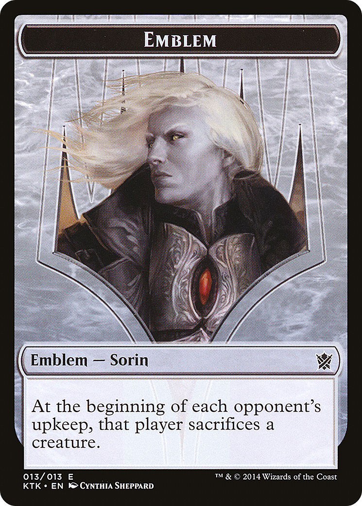 Sorin, Solemn Visitor Emblem (KTK-013)