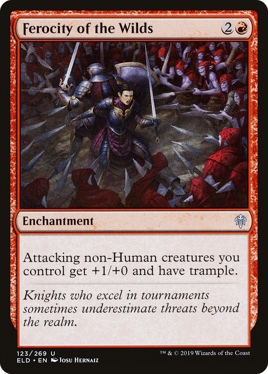 Ferocity of the Wilds (ELD-123) (Foil)