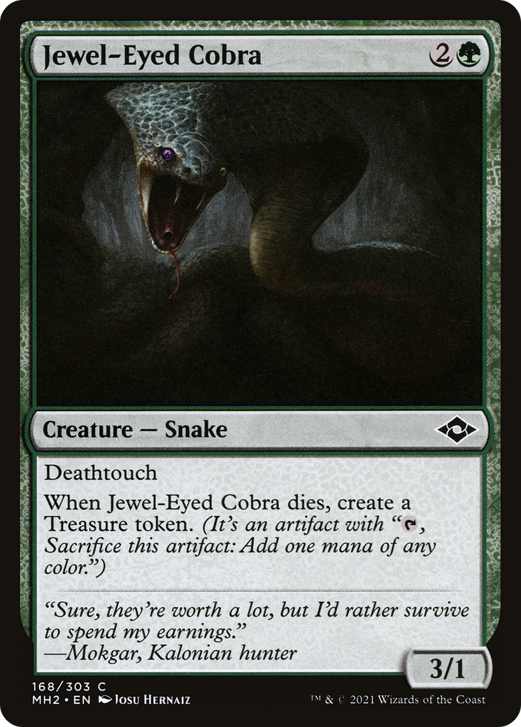 Jewel-Eyed Cobra (MH2-168) (Foil)
