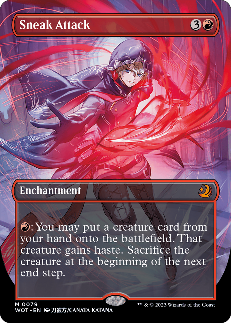 Sneak Attack (WOT-079) (Borderless) (Foil)