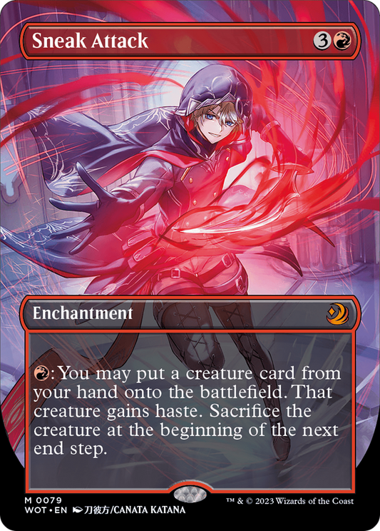 Sneak Attack (WOT-079) (Borderless) (Foil)