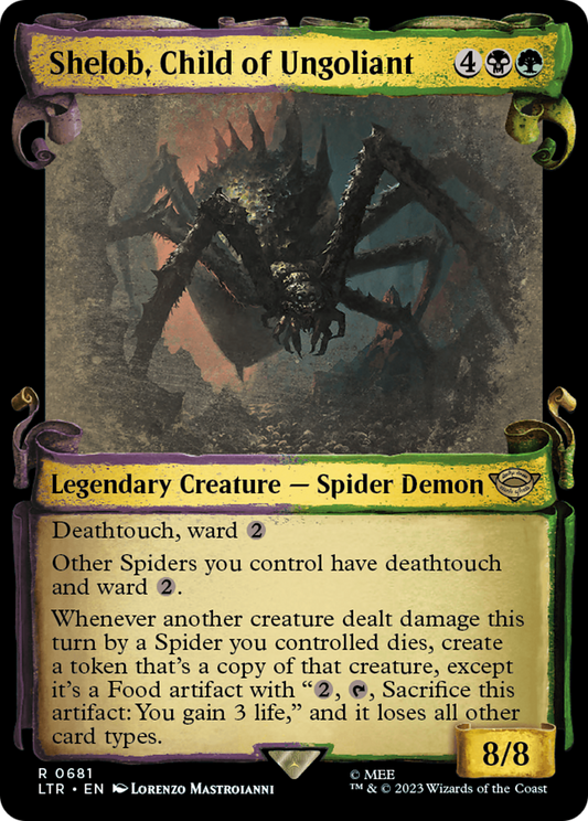 Shelob, Child of Ungoliant (LTR-681) (Showcase) (Scroll) (Foil)
