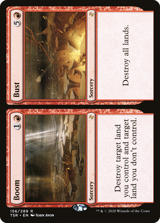Boom // Bust (TSR-156) (Foil)