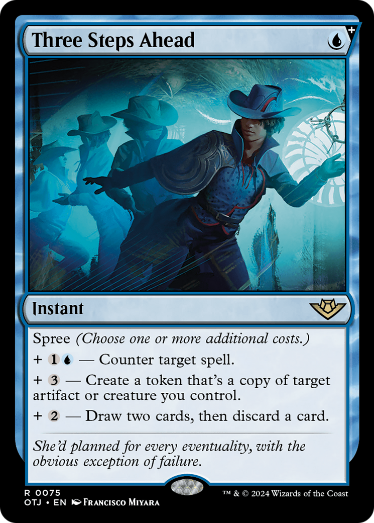 Three Steps Ahead (OTJ-075) (Foil)