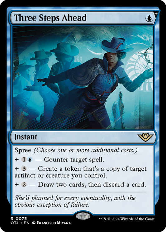 Three Steps Ahead (OTJ-075) (Foil)