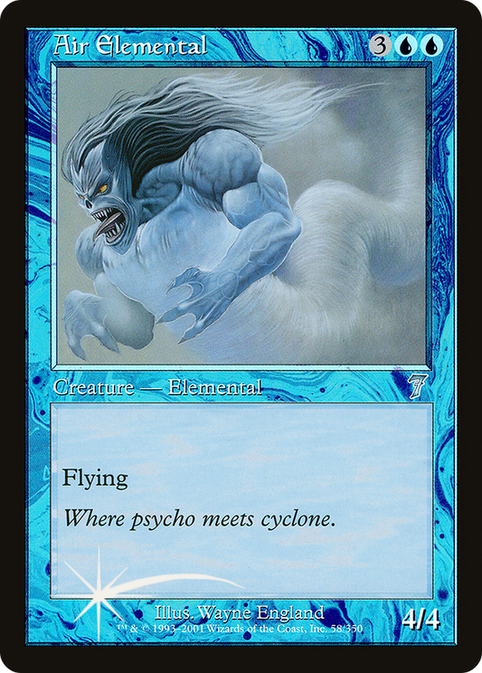 Air Elemental (7ED-58★) (Foil)
