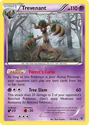 Trevenant (XY-055) (Holofoil)