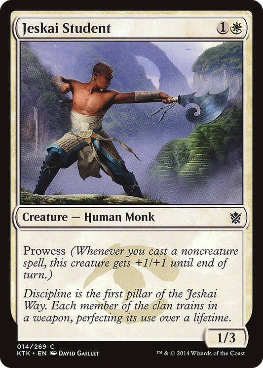Jeskai Student (KTK-014) (Foil)