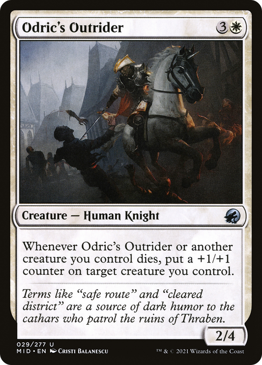 Odric's Outrider (MID-029) (Foil)