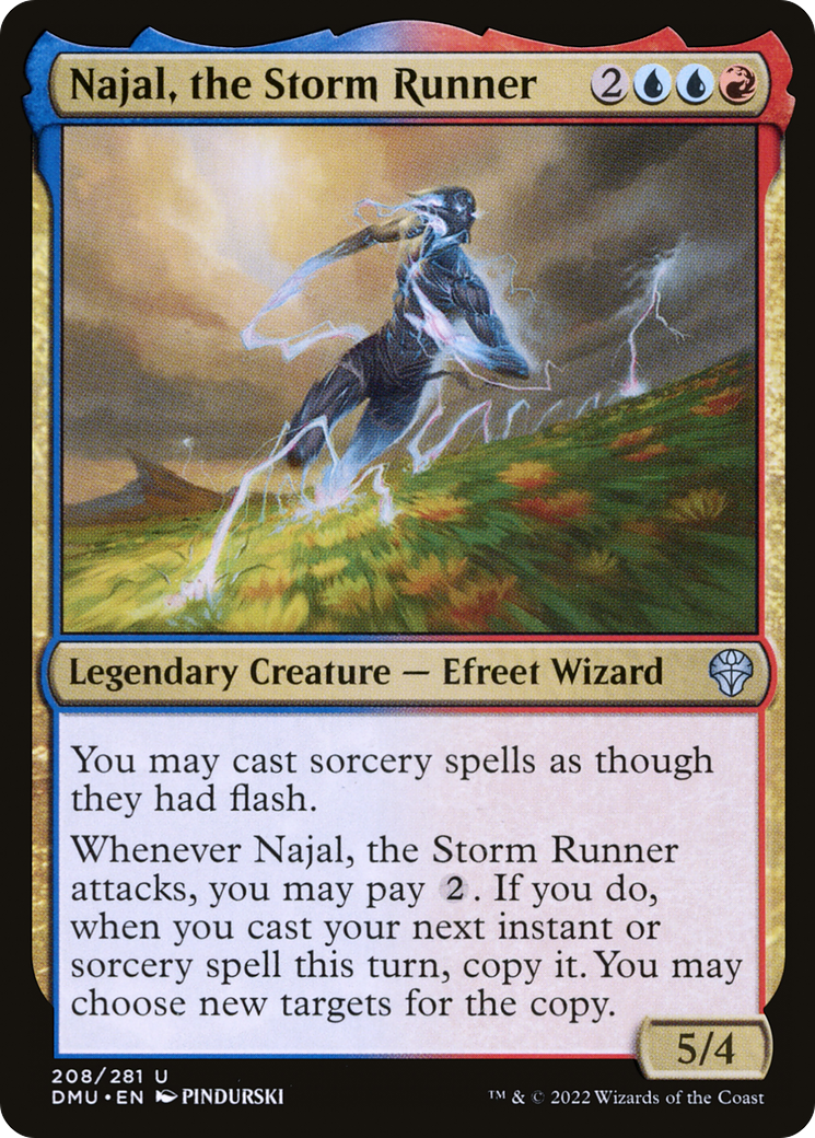 Najal, the Storm Runner (DMU-208) (Foil)