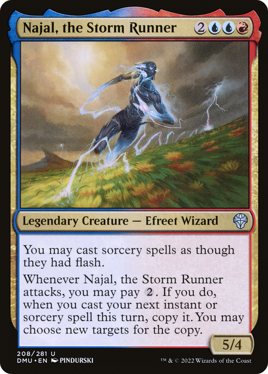 Najal, the Storm Runner (DMU-208) (Foil)