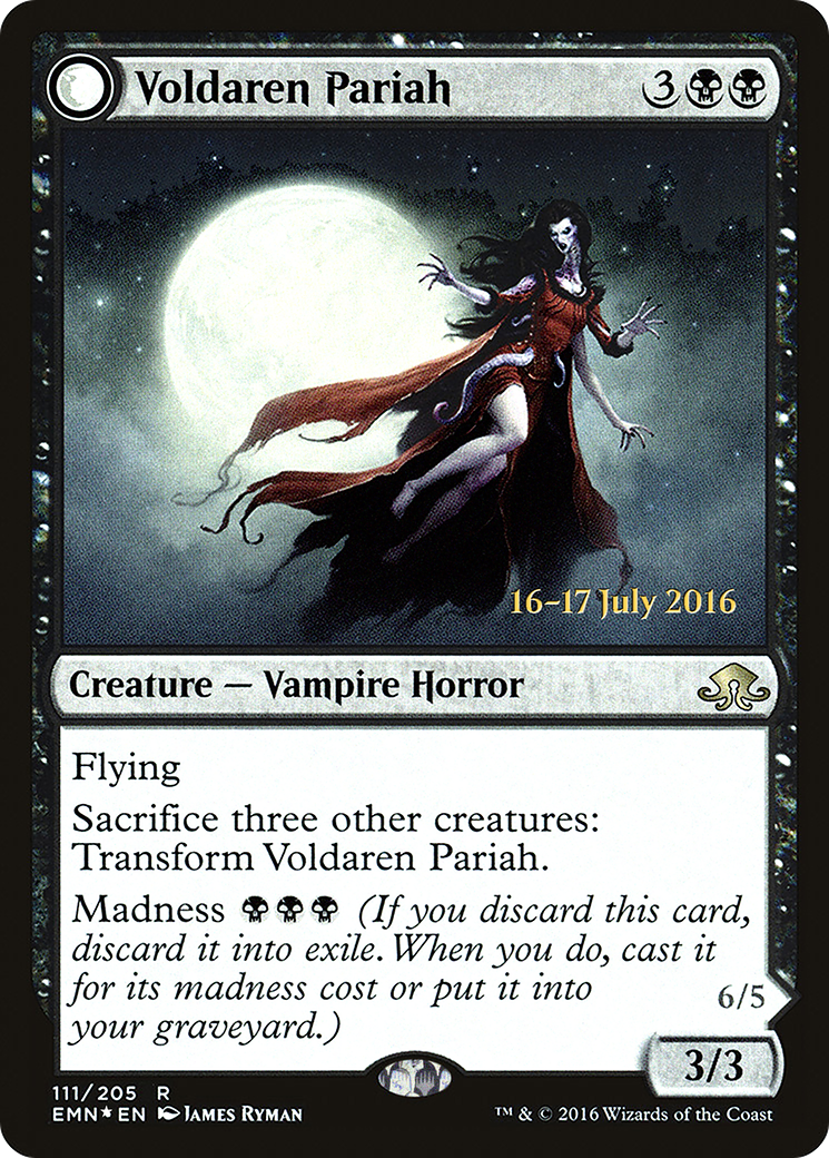 Voldaren Pariah // Abolisher of Bloodlines (PRE-111S) (Foil)