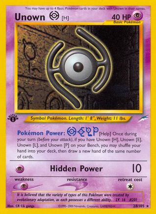 Unown [H] (N4-028) (Unlimited)