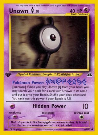 Unown [I] (N2-068) (1st Edition)
