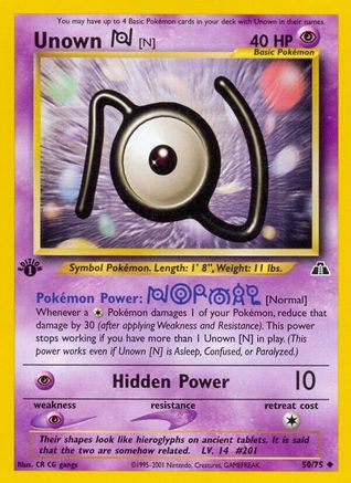 Unown [N] (N2-050) (Unlimited)