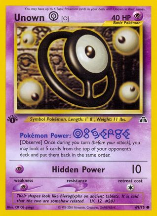 Unown [O] (N2-069) (Unlimited)