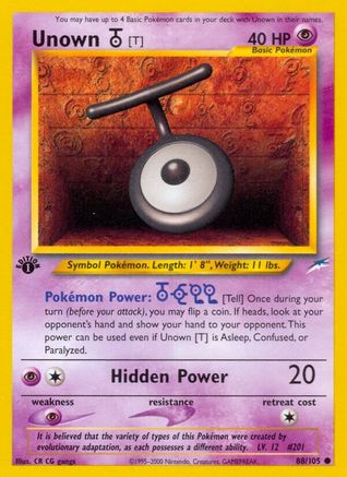 Unown [T] (N4-088) (Unlimited)