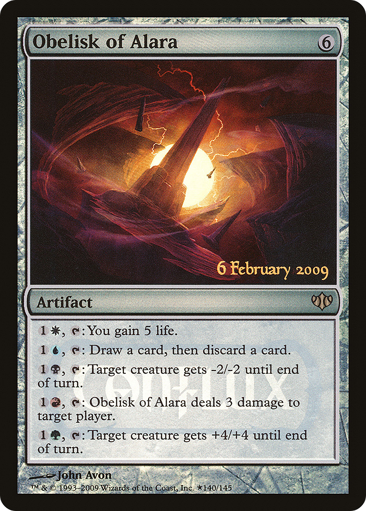 Obelisk of Alara (LARP-140★) (Foil)