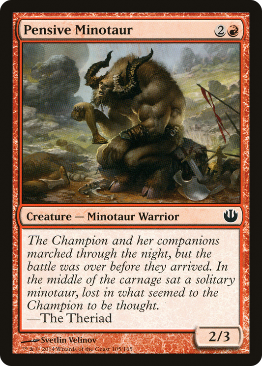 Pensive Minotaur (JOU-105)