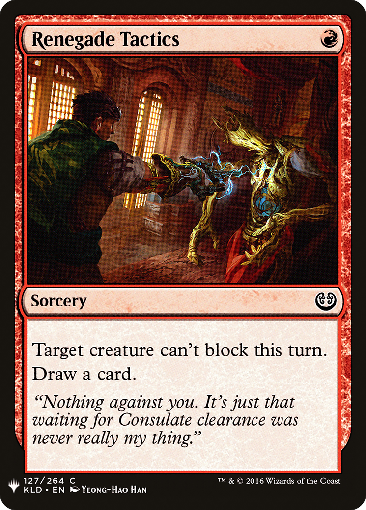 Renegade Tactics (LIST-KLD-127)