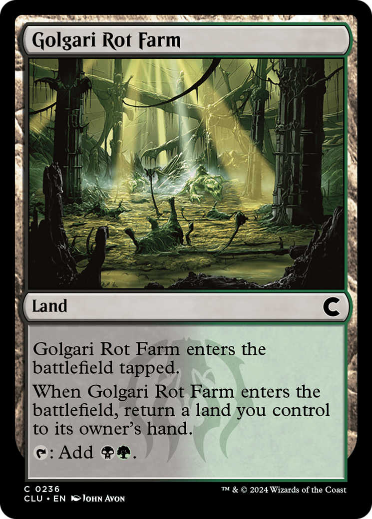 Golgari Rot Farm (CLU-236)