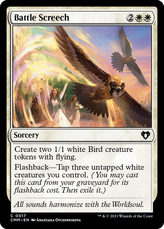 Battle Screech (CMM-017) (Foil)